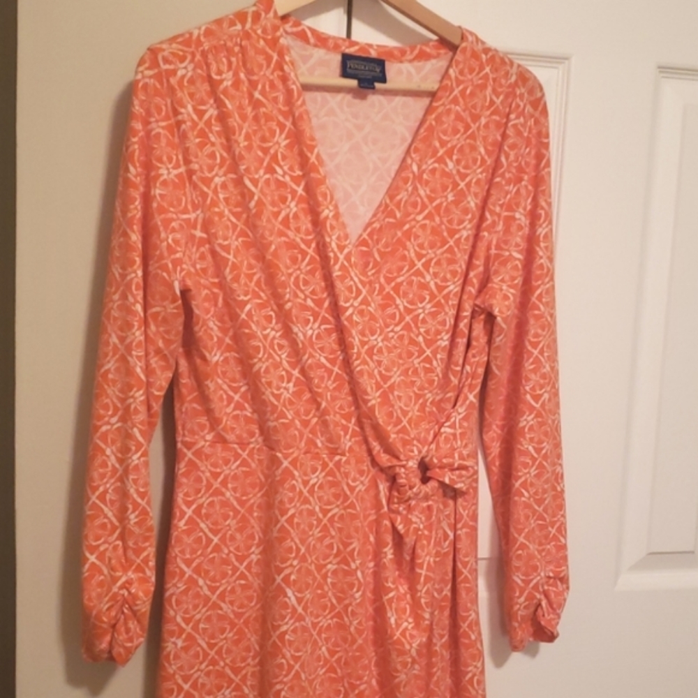 Pendleton Long Sleeve Midi Dress